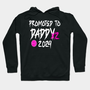 Soon To Be Daddy Promoted To Daddy Est 2024 Hoodie